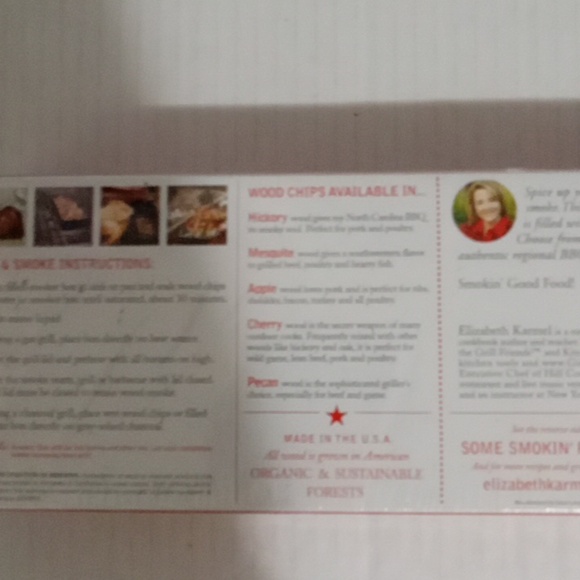 Smoker  box with wood chips apple wood chips - Picture 4 of 4